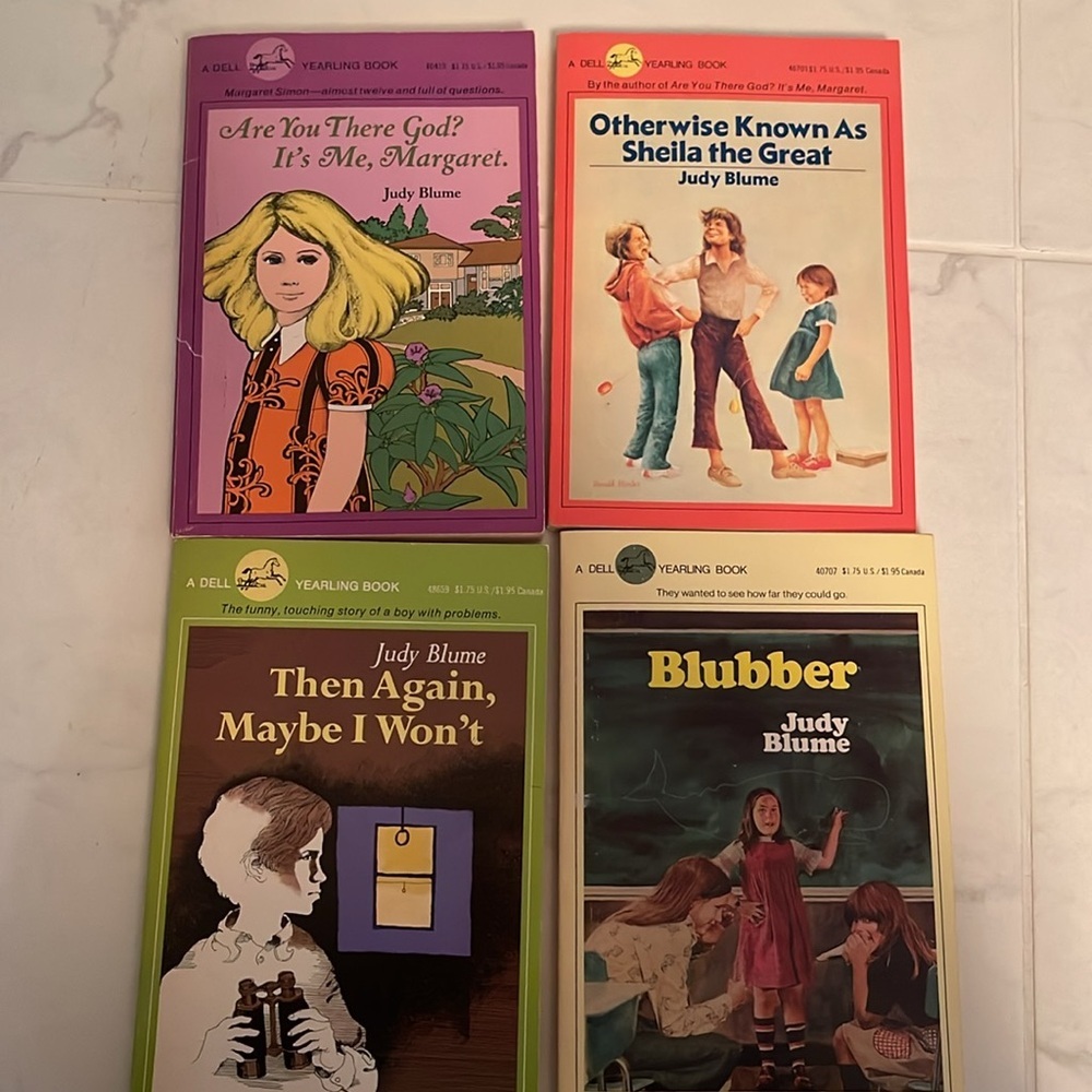 Judy Blume vintage box Set in well used condition